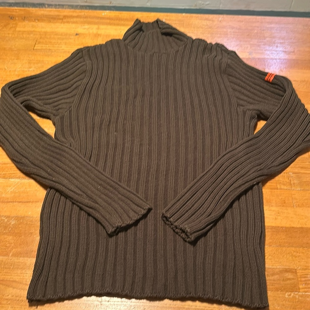 Men’s olive green Abercrombie and fitch sweater size L